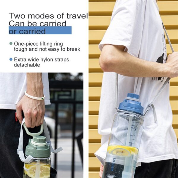 Large Capacity Gym Water Bottle - 이미지 5