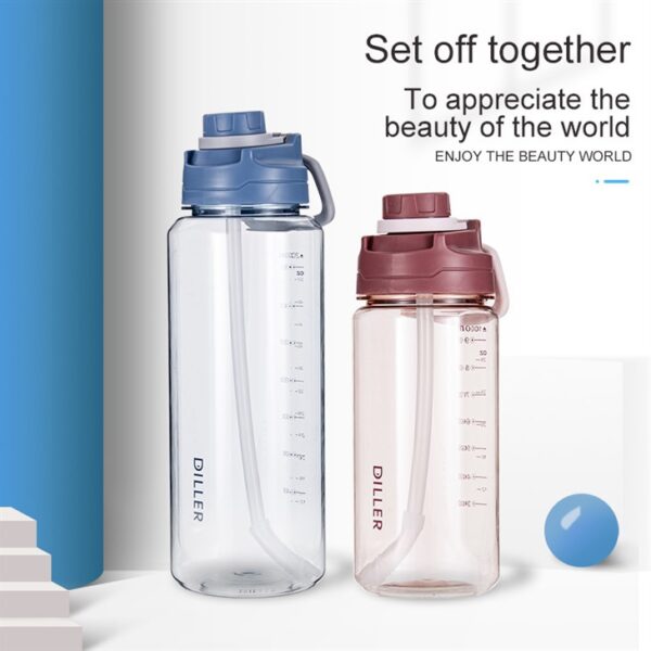 Large Capacity Gym Water Bottle - 이미지 3
