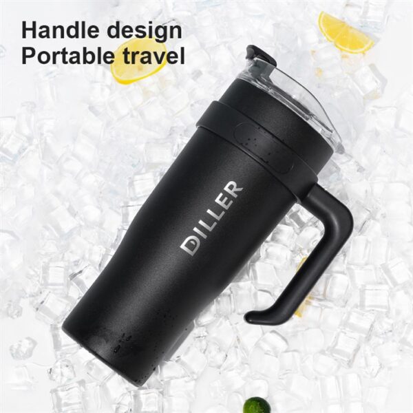Large Capacity Insulated Coffee Mug - 画像 (7)