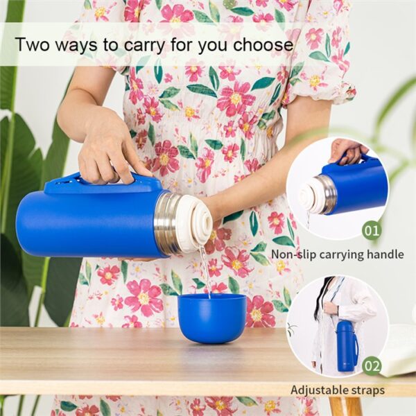 Large Capacity Thermal Bottle With Handle - 画像 (5)