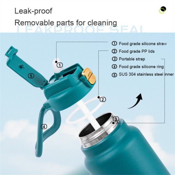 Large Thermal Bottle With Handle - 画像 (4)