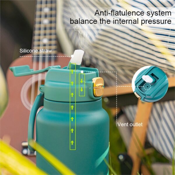 Large Thermal Bottle With Handle - 画像 (5)