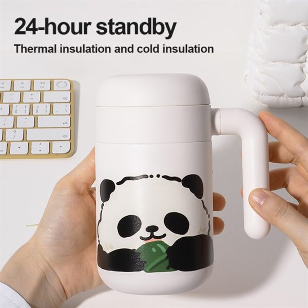 ⁦Lovely Panda Insulated Coffee Mug⁩ - الصورة ⁦6⁩