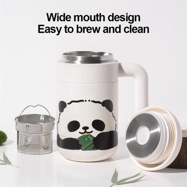 ⁦Lovely Panda Insulated Coffee Mug⁩ - الصورة ⁦4⁩