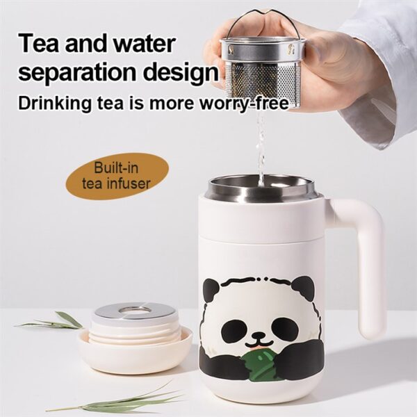 ⁦Lovely Panda Insulated Coffee Mug⁩ - الصورة ⁦3⁩
