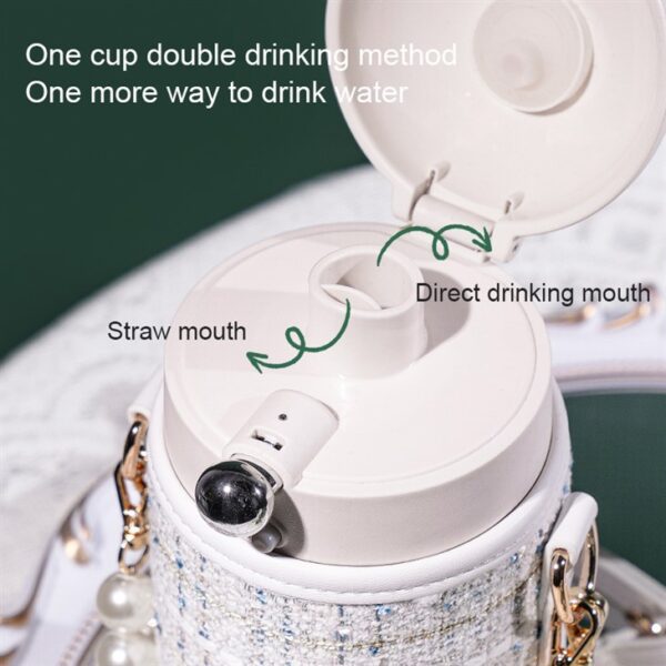 Luxury Insulated Water Bottle With Sleeve - 이미지 3