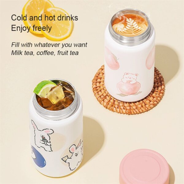 ⁦Mini Cartoon Insulated Water Bottle⁩ - الصورة ⁦6⁩