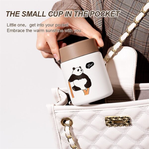 ⁦Mini Panda Insulated Water Bottle⁩ - الصورة ⁦4⁩