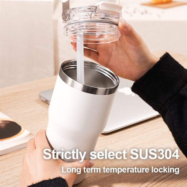 Minimalist Portable Insulated Coffee Mug - 画像 (2)