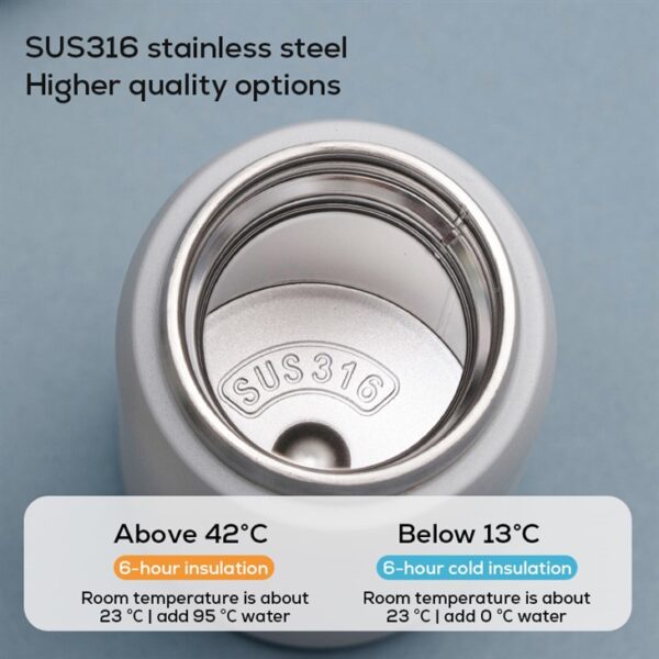 Minimalist Small Thermo Bottle - 画像 (2)