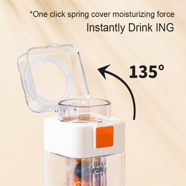 Minimalist Square Sports Water Bottle - 画像 (3)