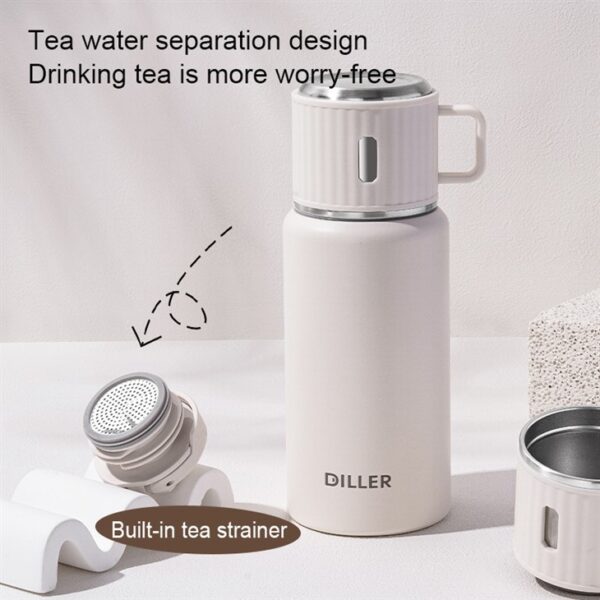 Minimalist Vacuum Flask With Lid - 画像 (3)