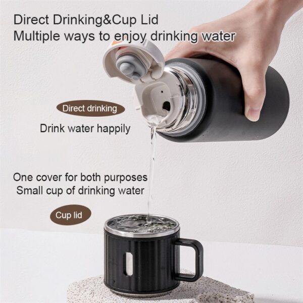 Minimalist Vacuum Flask With Lid - 画像 (2)