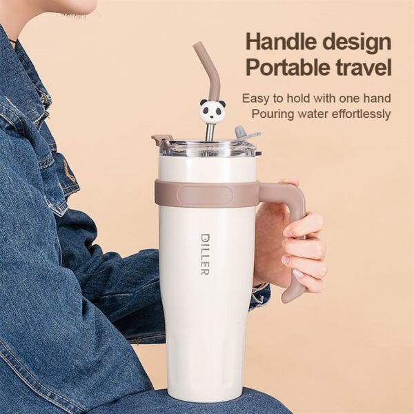 Panda Coffee Mug With Handle - 画像 (5)