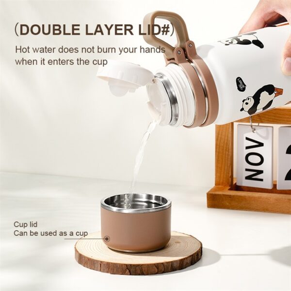 Panda Graffiti Outdoor Thermo Bottle - 画像 (3)