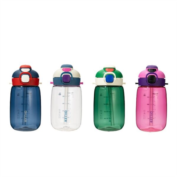 Plastic Bottle With Straw - 이미지 6