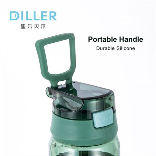Plastic Drink Bottle With Straw - 이미지 3