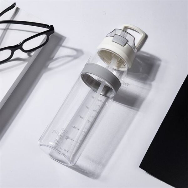 Plastic Drink Bottle With Straw - 이미지 4