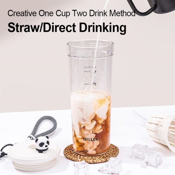 Plastic Panda Water Bottle - 이미지 4