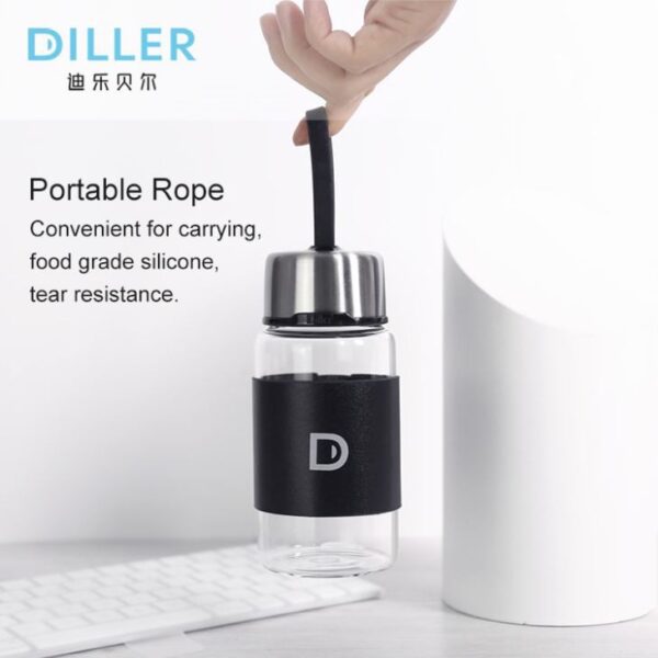 Portable Glass Water Bottles - 이미지 5