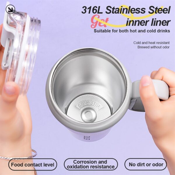 Portable Insulated Travel Coffee Mug - 이미지 4
