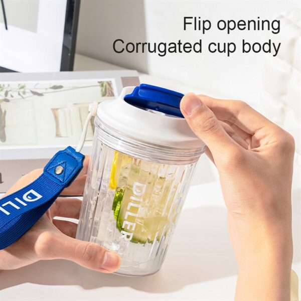 Portable Plastic Coffee Mug - 이미지 4