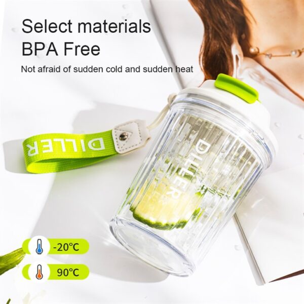 Portable Plastic Coffee Mug - 이미지 6