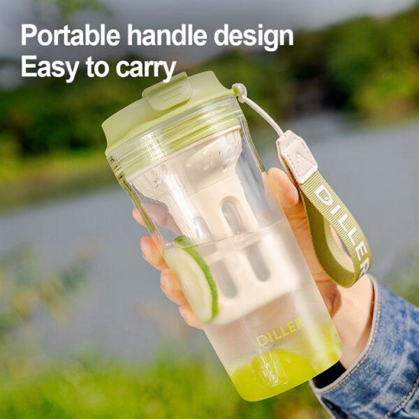 Portable Simple Glass Water Bottle - 이미지 6