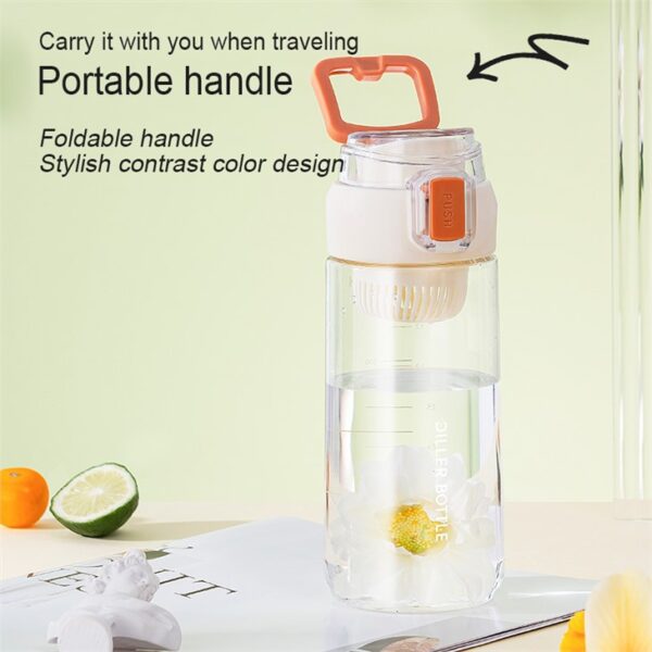 Portable Sports Plastic Water Bottle - รูปภาพ 3