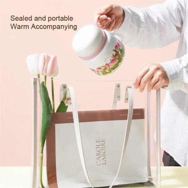 Rabbit Tulip Thermal Food Jar - 이미지 5