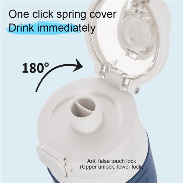 Sports Insulated Bottle With Straw - 이미지 4
