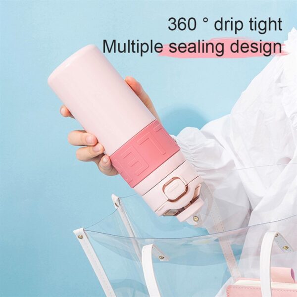 Sports Insulated Bottle With Straw - 이미지 6