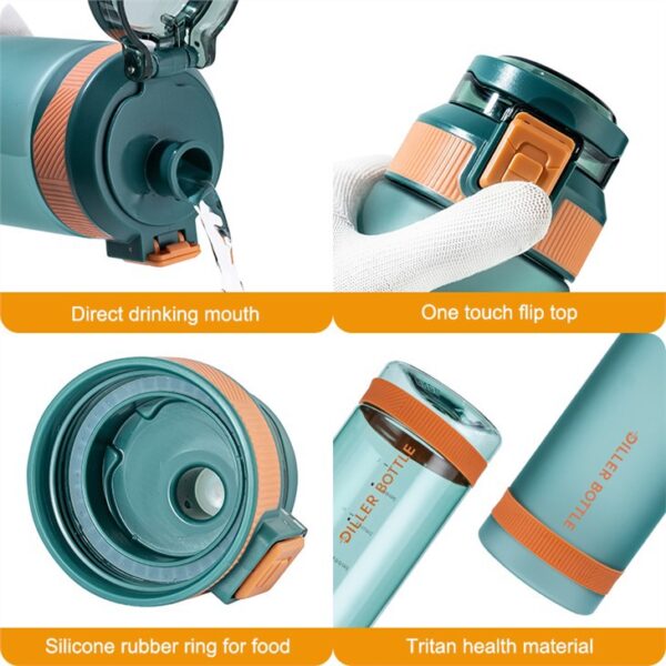 Sports Plastic Water Bottle — изображение 2