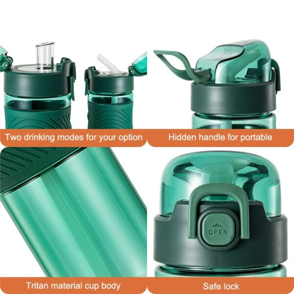 Sports Water Bottle With Handle - 画像 (2)