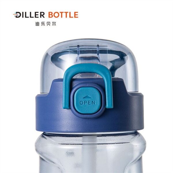 ⁦Sports Water Bottle With Straw⁩ - الصورة ⁦4⁩