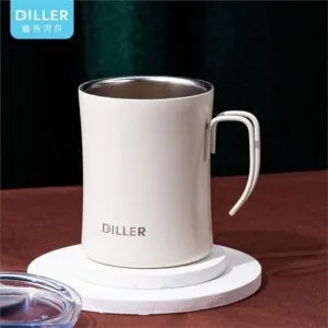 แก้วกาแฟสแตนเลสพร้อมหูจับ