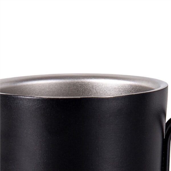 Stainless Steel Coffee Mug With Handle – Image 2