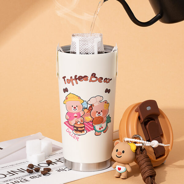 Stainless Steel Coffee Thermos - Hình ảnh 5