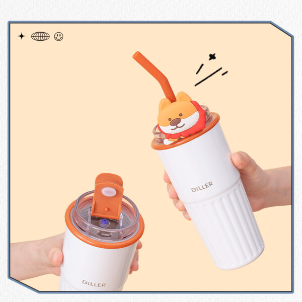 Stainless Steel Insulated Coffee Mug - 画像 (2)