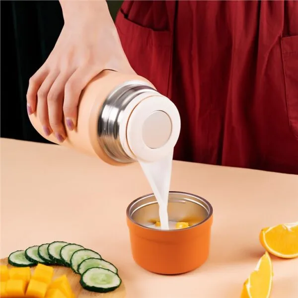 ⁦Stainless Steel Insulated Food Jar⁩ - الصورة ⁦4⁩