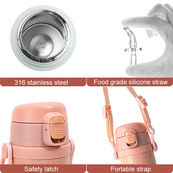 Stainless Steel Insulated Water Bottle - 画像 (2)