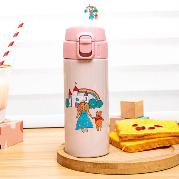Stainless Steel Kids Bottle - 이미지 7