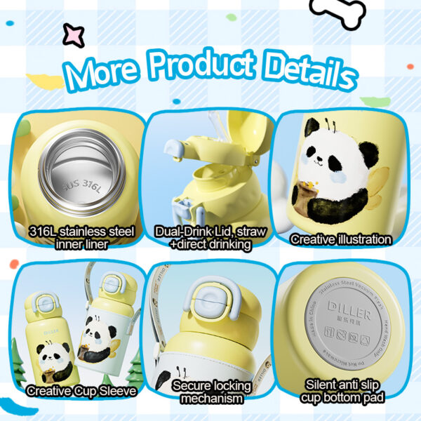 Stainless Steel Vacuum Insulated Water Bottle - 이미지 2
