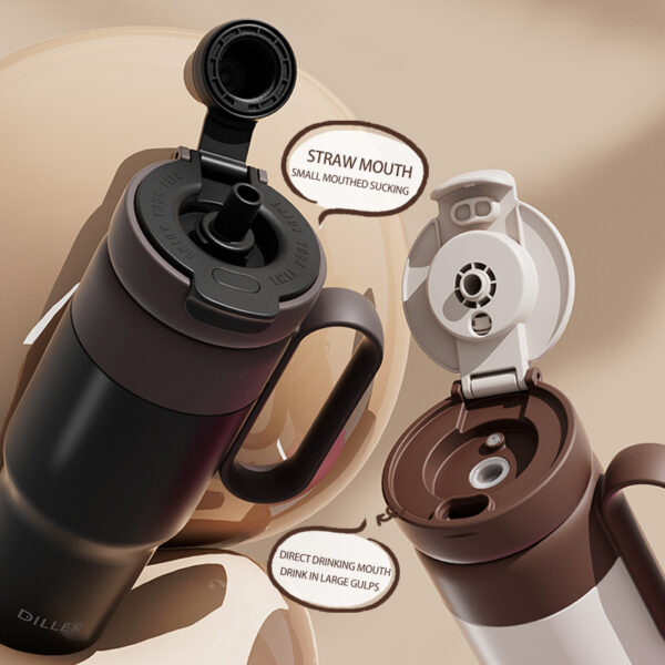 Thermal Coffee Mug With Handle — изображение 2