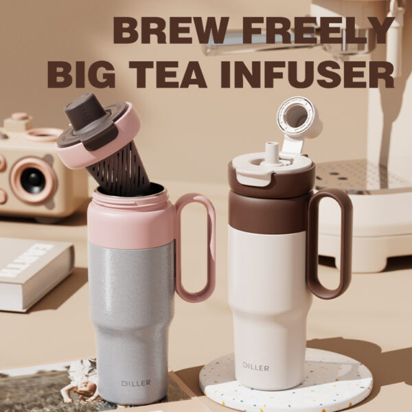 Thermal Coffee Mug With Handle — изображение 5