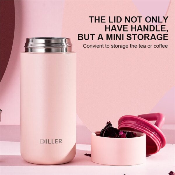 ⁦Thermal Water Flask With Tea Infuser⁩ - الصورة ⁦5⁩