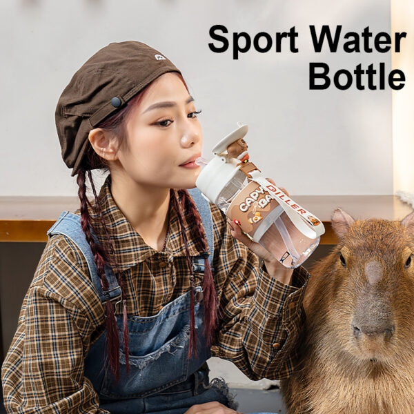 600ml Tritan Dual-Drink Lid Insulated Cup - Hình ảnh 5