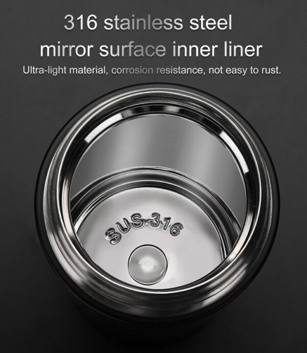 Thermos Bottle Stainless Steel - 画像 (3)