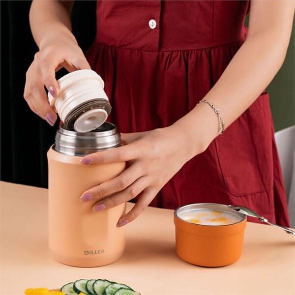 Thermos Food Flask With Spoon - Imagem 5