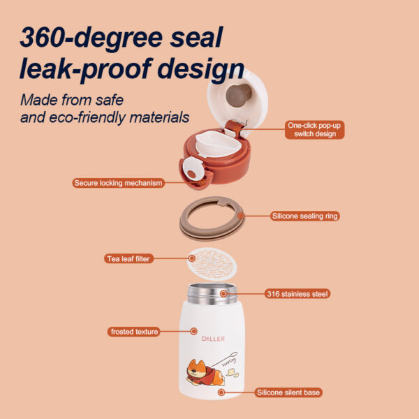 Thermos Vacuum Water Bottle - 이미지 5